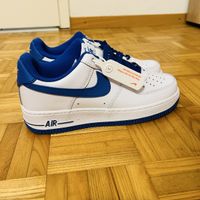 Nike Air Force 1 Sneakers White Blue Size EU 41 New