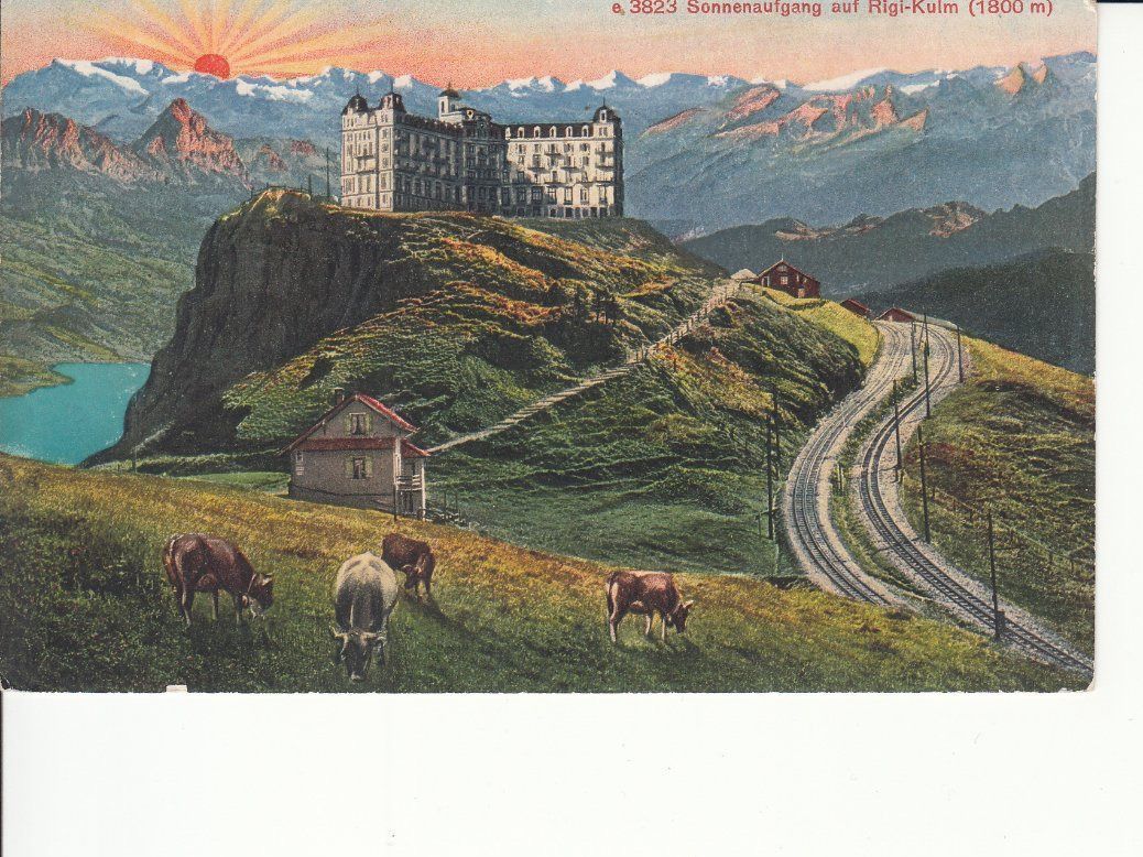 Cartoline postali: Rigi - Kulm ca. 1900 – Usato da Bürglen TG venduto da StampGraf
