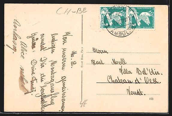 Ansichtskarten: AK Toffen, Schloss Toffen, 1932 – Gebraucht aus Berlin von bartko-reher 1