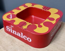 Schöner grosser vintage SINALCO Aschenbecher Werbung