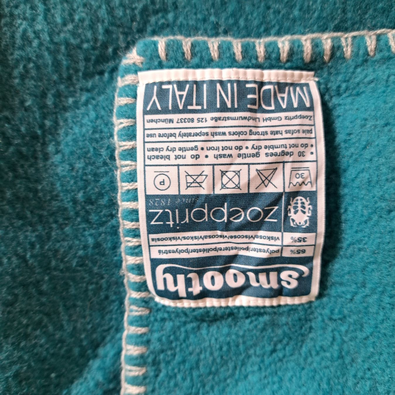 Decken: ZOEPPRITZ Fleece Decke SMOOTHY, türkis – Gebraucht aus Adliswil von Marlotti 2