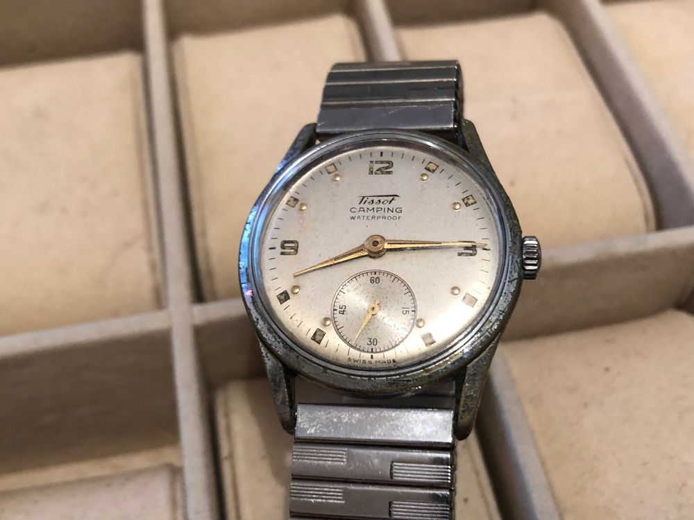 Montre Mécanique Vintage ASEIKON Homme - Couronne Vissée - Pièce De Collection (ne Tourne Pas)