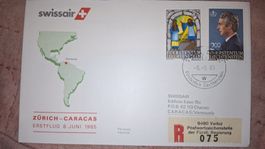 Swissair Zürich - Caracas 08.06.1985