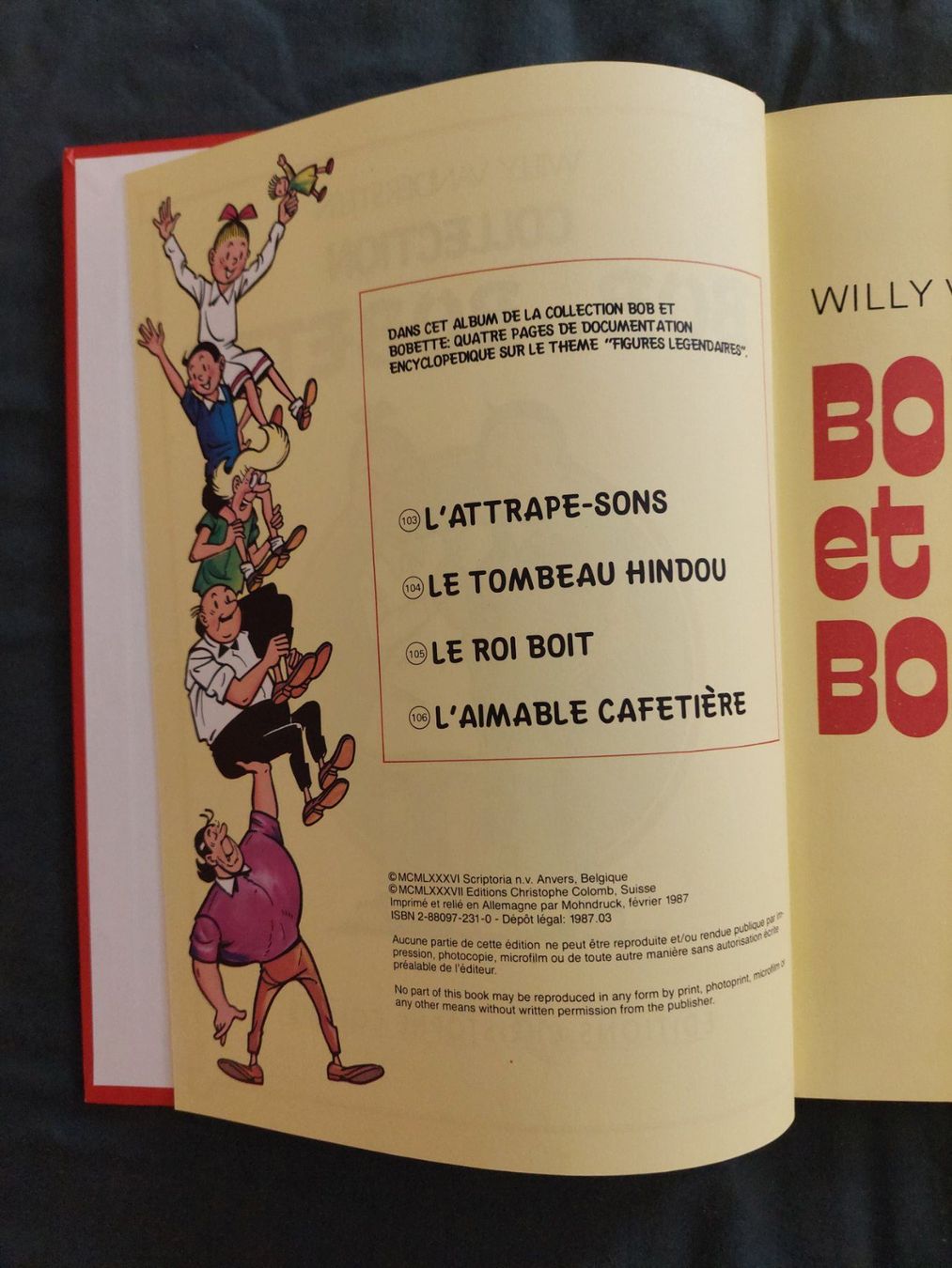 Comics: Bob et Bobette Intégrale T.10  EO 1987 TBE – Gebraucht aus Genève von Blu_BD 2