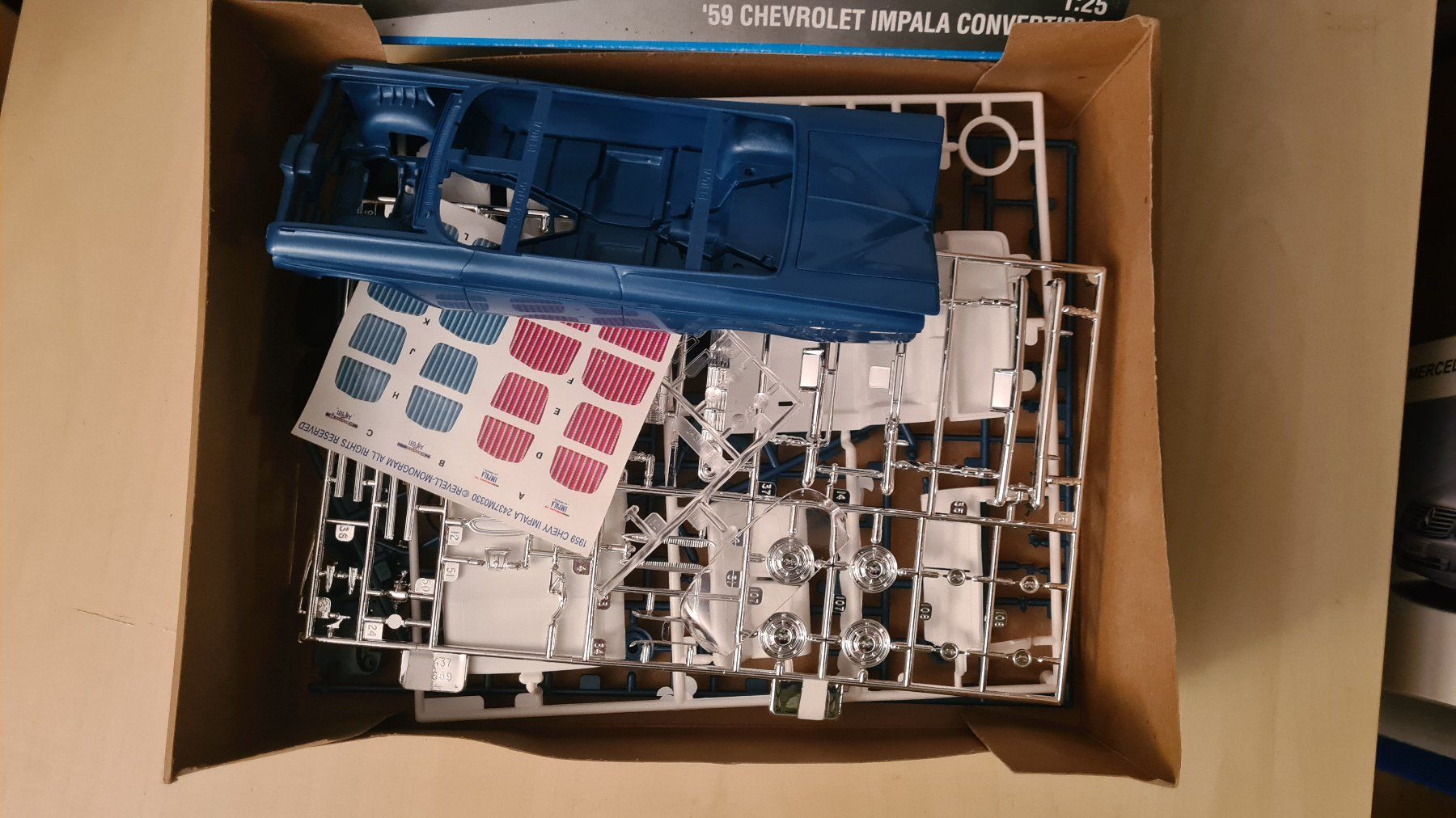 Kit di modellismo & Modellini statici: 1:25 Chevrolet Impala Convertible - Monogram 2437 – Usato da Bassersdorf venduto da jackbmw 2