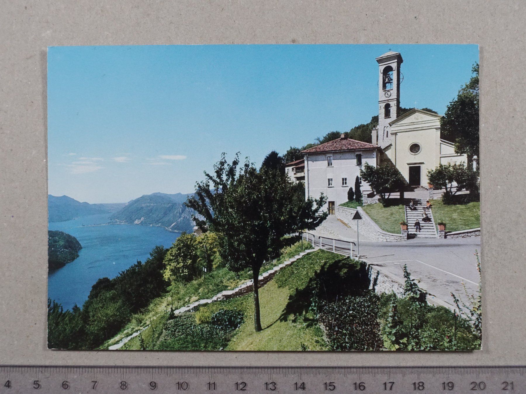 Cartes postales: Lugano, 1991, Chiesa Parrocchiale die Brè – D'occasion à Lenzburg par fh1