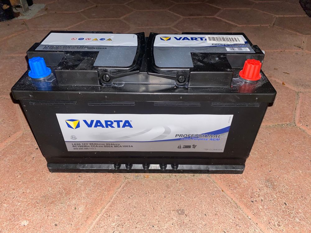 Varta LA95 Professional Dual Purpose 840 095 085 AGM Batterie 95Ah