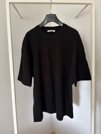 ZARA Oversize Shirt, Gr. L, schwarz, NEU m. Etikett