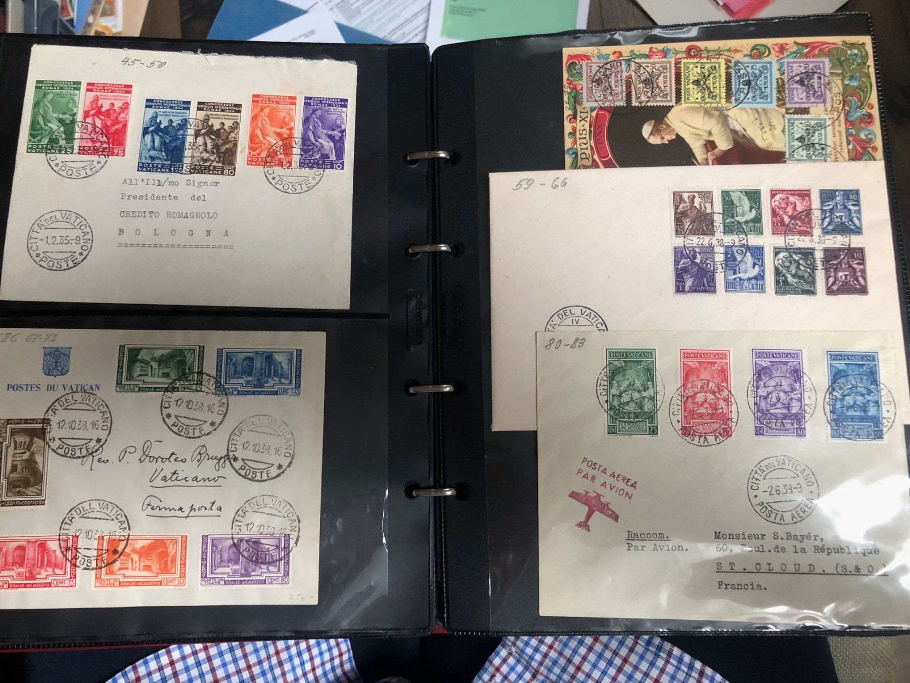 Alle Briefmarken: komplette Sammlung FDC/Briefe VATICANO - immenser Katalog ! – Gebraucht aus Lufingen von Rac0 6