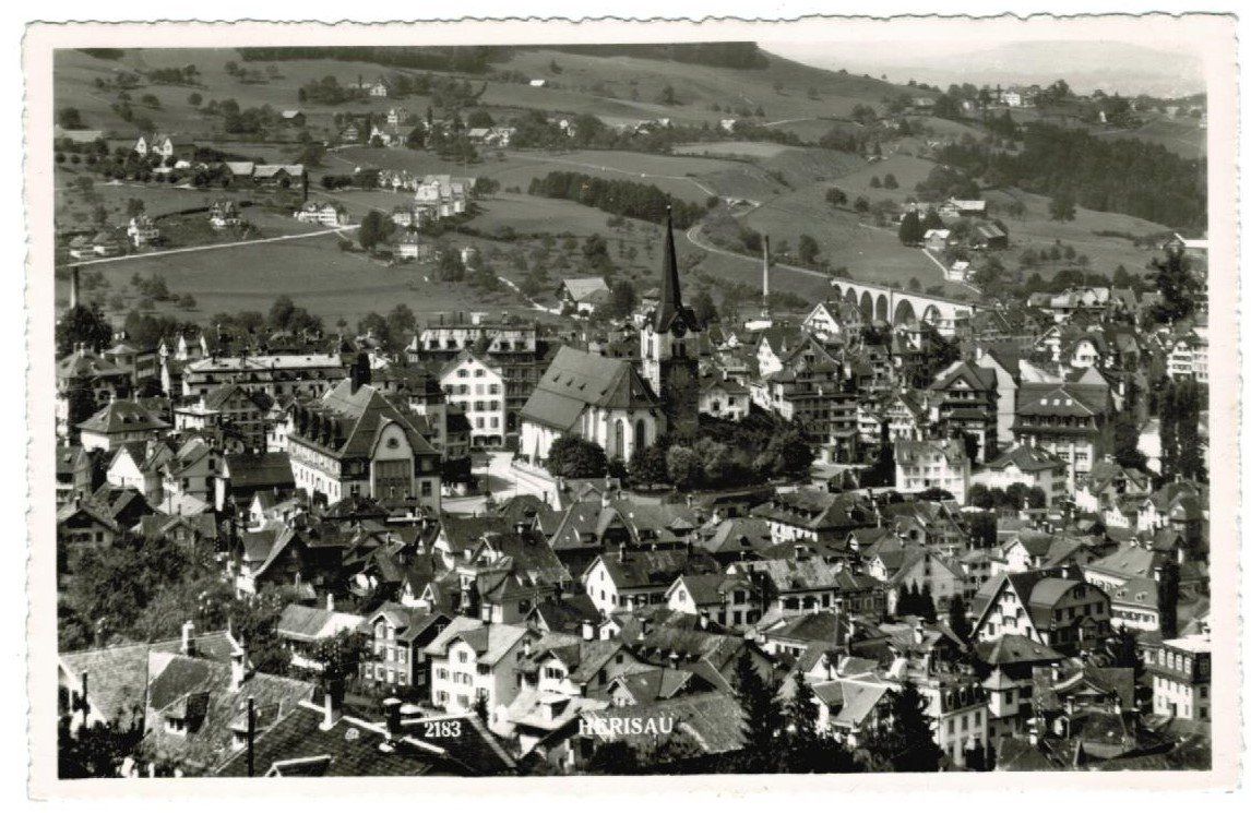 Cartoline postali: AK Herisau 1954 – Usato da Zürich venduto da Tolima194