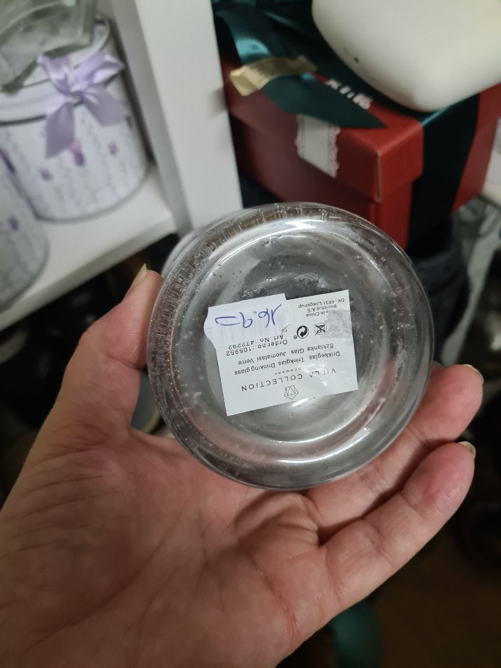 Gläser: Glas mit Messingring Whiskey Glas ungebraucht  – Neu und originalverpackt aus Dussnang von Mak13 3