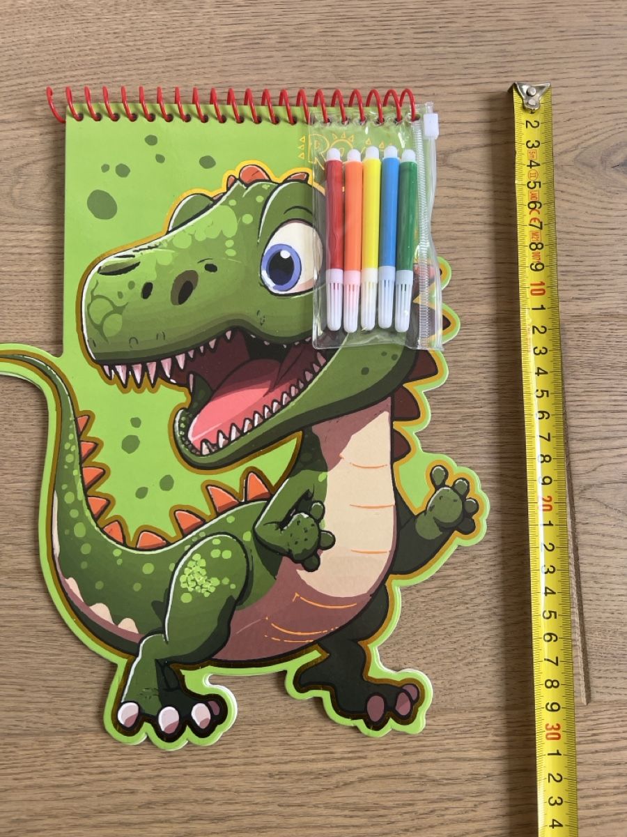 Libri: Neu: Dino Malbuch mit Stiften & Stickern – Nuovo (secondo la descrizione) da Oensingen venduto da katepe