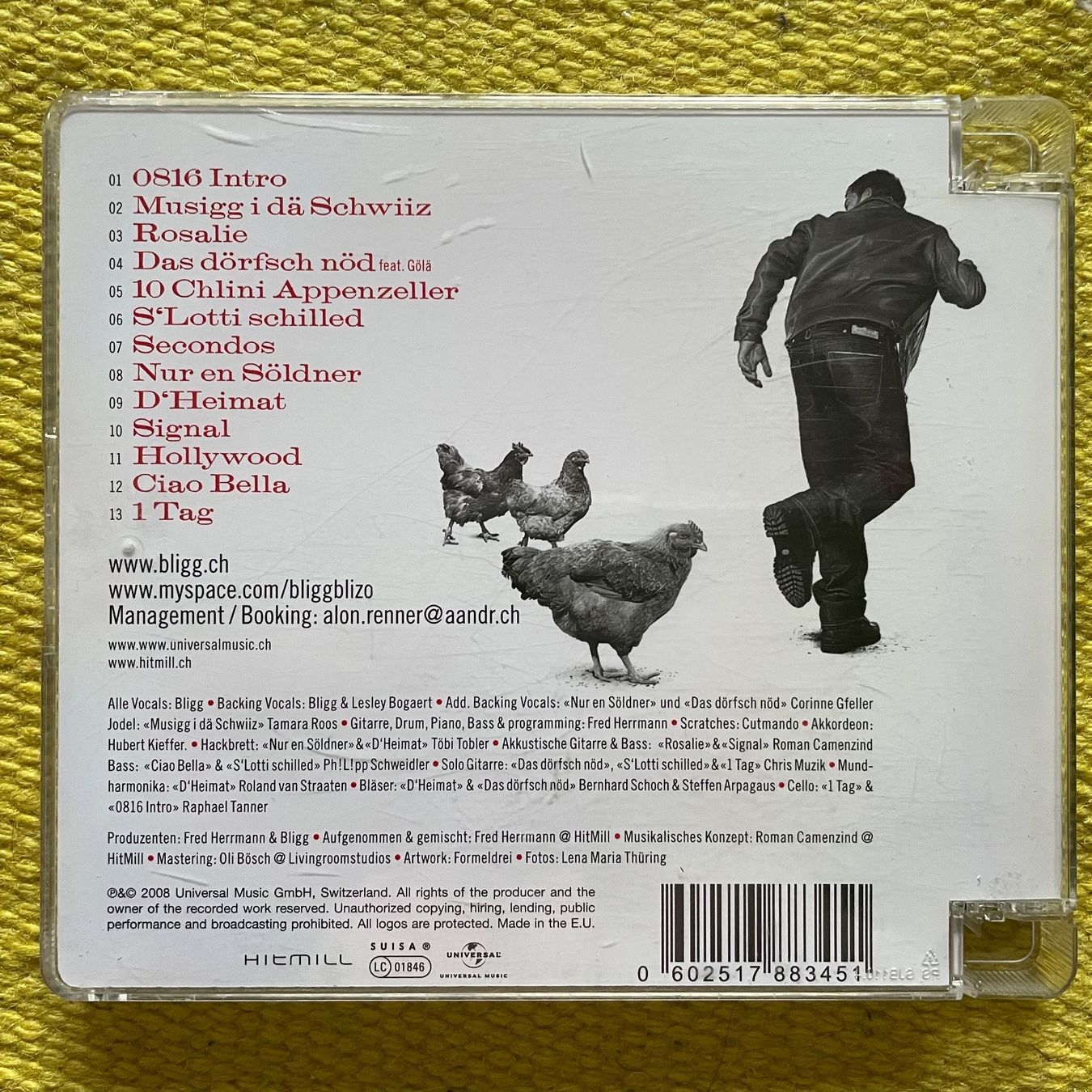 CD: BLIGG-0816 – Usato da Rorschacherberg venduto da CD-Roli 1