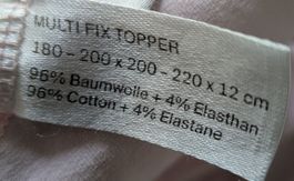 SCHLOSSBERG Multifix Topper 180-200x200-220cm