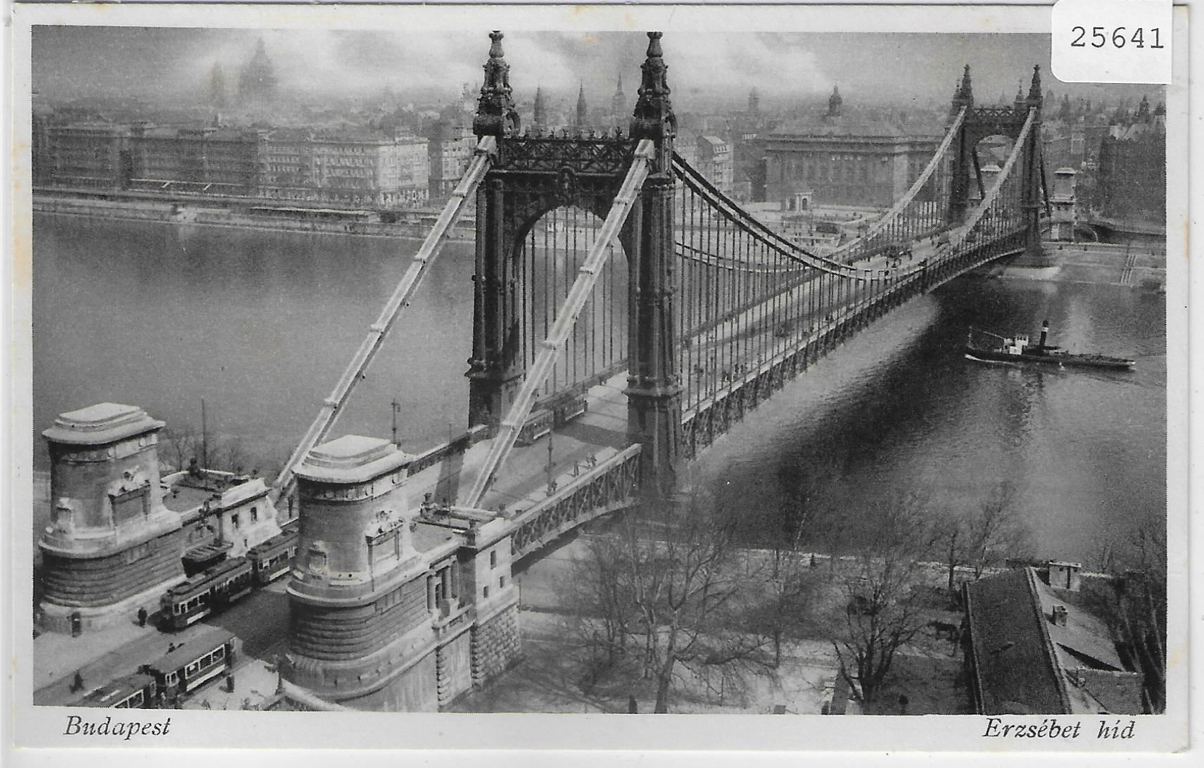 Medaillen: Budapest - Elisabethbrücke - Tram – Antik aus Ettingen von Kartenplanet