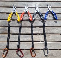 Scheren Zange, Kordel und Karabiner