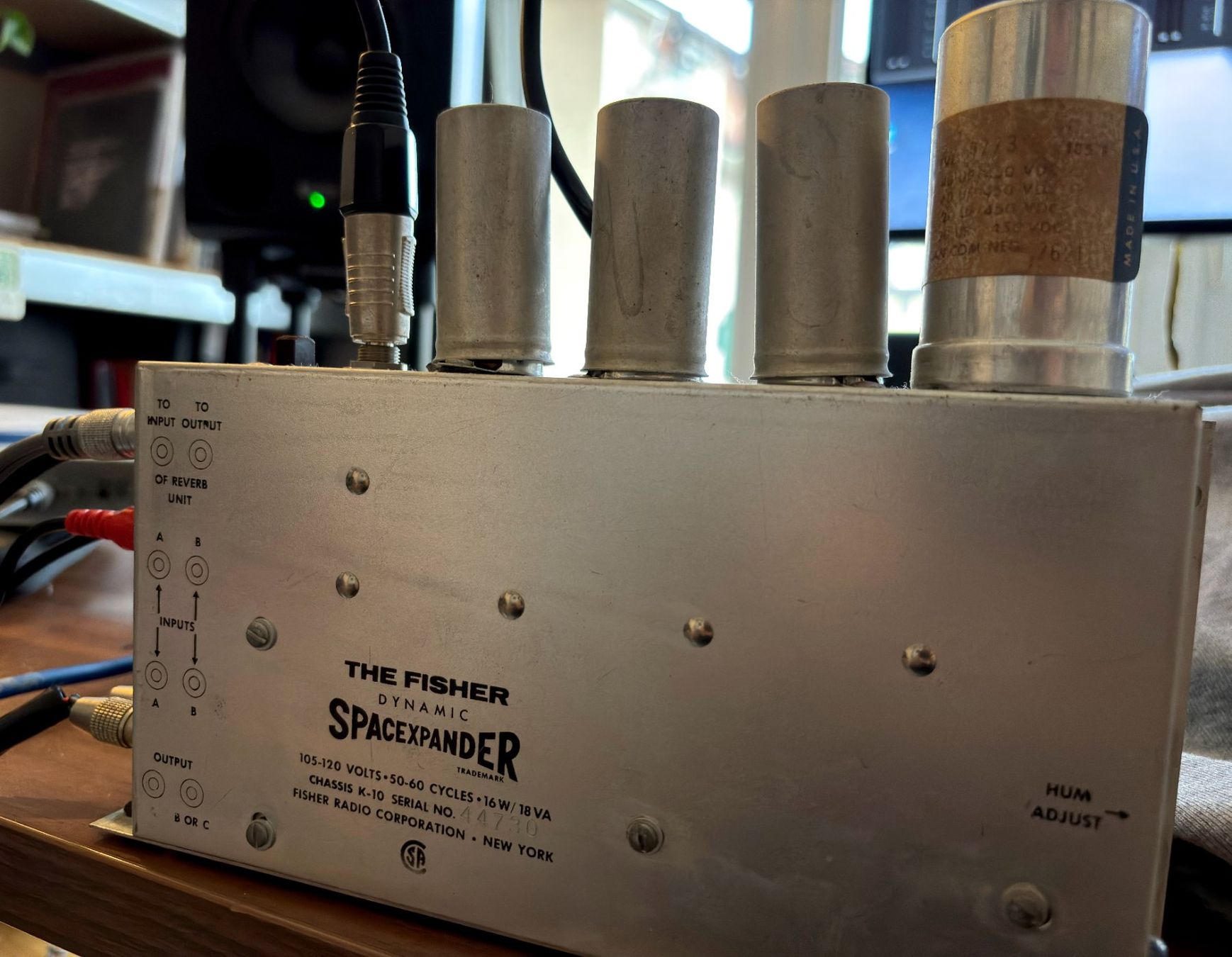 Strumenti musicali: Fisher K-10 spacexpander spring reverb effect K10 – Usato da Lausanne venduto da mpampouras 1