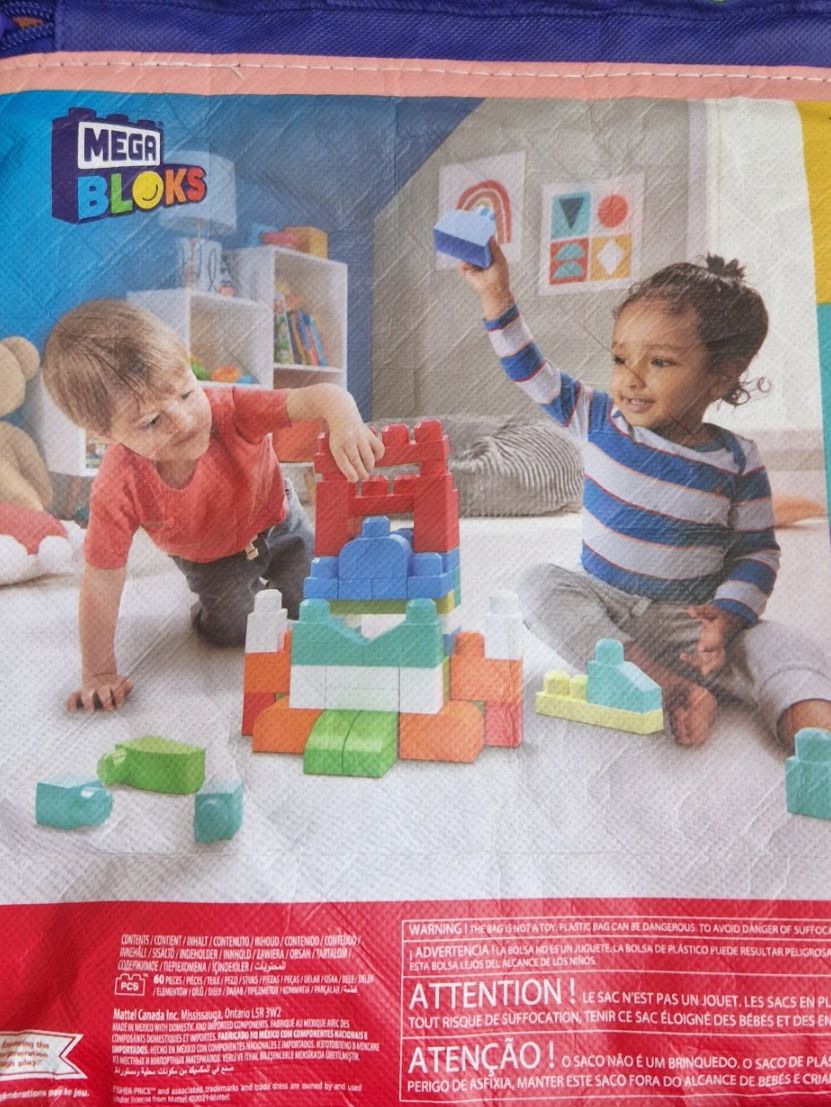 Jouets: Mega Bloks Bausteine Big Building Bag 60 Blocks – D'occasion à Oberentfelden par kat_8rks 3