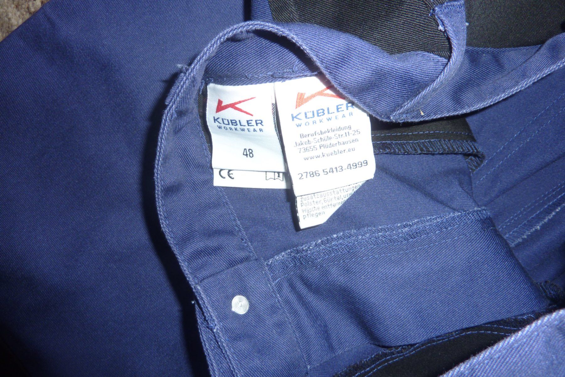 Kübler Pantaloni: Arbeitshose, Kübler, Grösse 48 – Usato da Lausen venduto da akira003 2