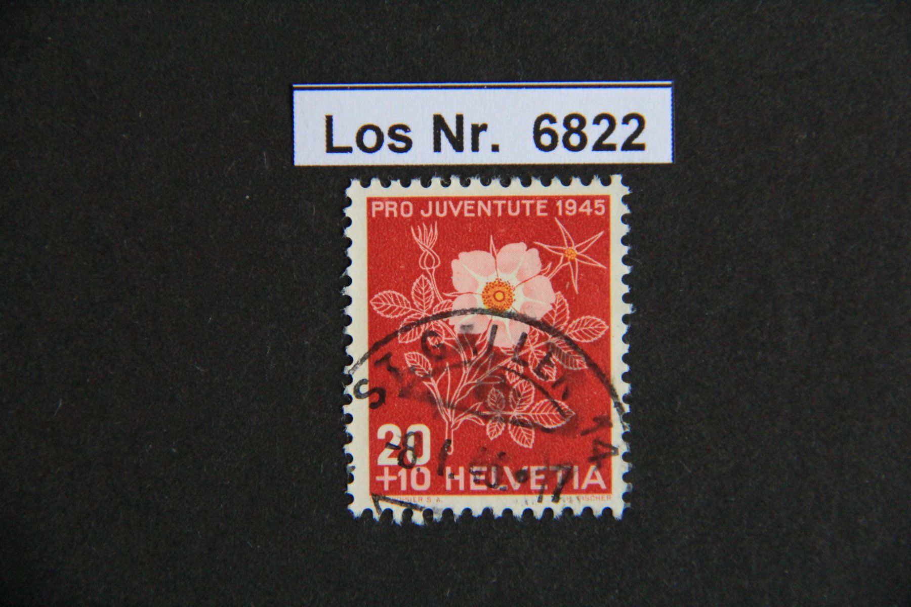 Tutti i francobolli: PJ 1945 Ortsstempel mit Datum                       Los 6822 – Usato da Volken venduto da jukon65