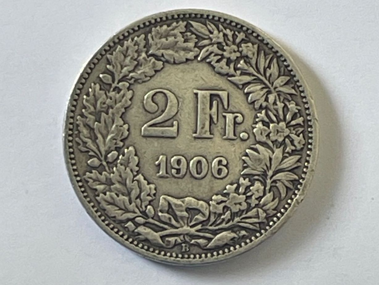 Tutti le monete: 2 Fr 1906 – Usato da Erlach venduto da rsci