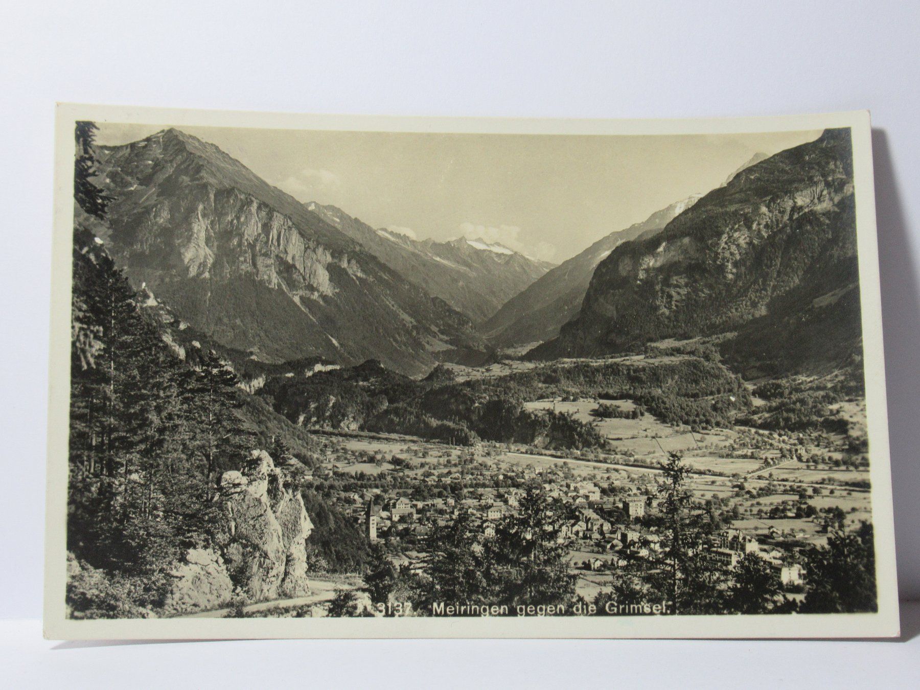 Cartoline postali: Meiringen gegen die Grimsel 1929 – Usato da Grenchen venduto da Bluemchen1900