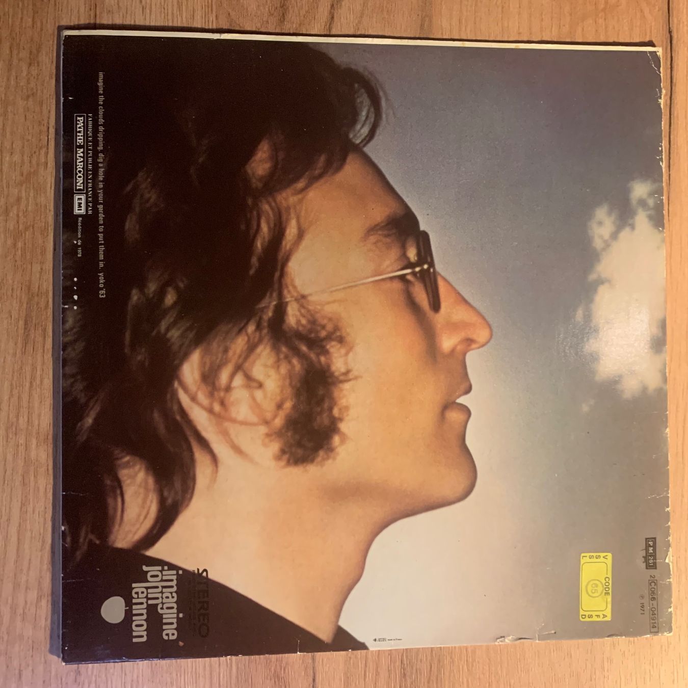 Dischi in vinile: John Lennon - Imagine...RE FR...VG+/VG+ – Usato da Gals venduto da Diskopatshop 1