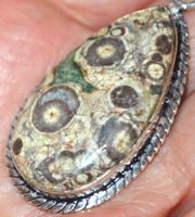 Anhänger L-5142 – Krokodil Jaspis – 39x23mm