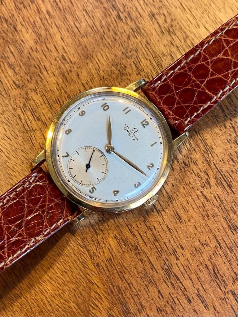 Omega Uhren: Omega Chronometer vintage 18K Rose Jumbo – Gebraucht aus Morges von Audemars07 1