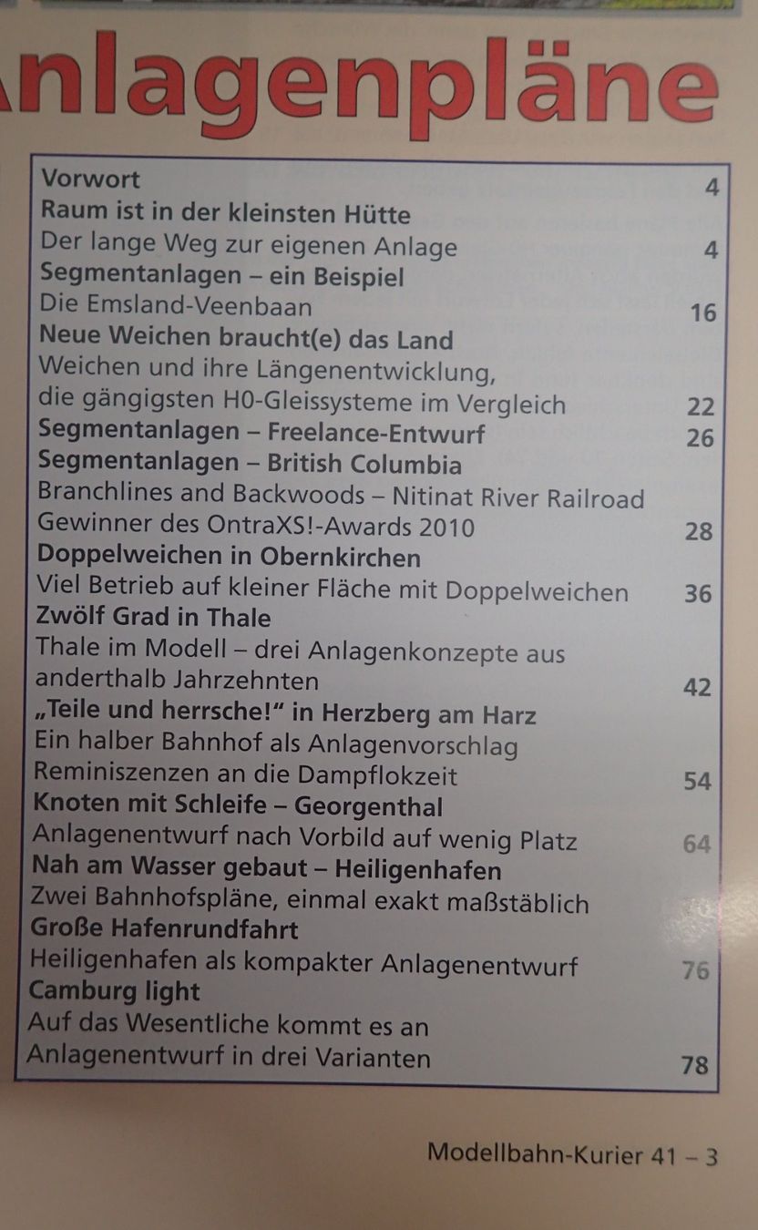 Riviste & Magazine: Modelbahn Kurier - Gleis und Modellbahn Pläne – Usato da Lausanne venduto da Biquette6 1