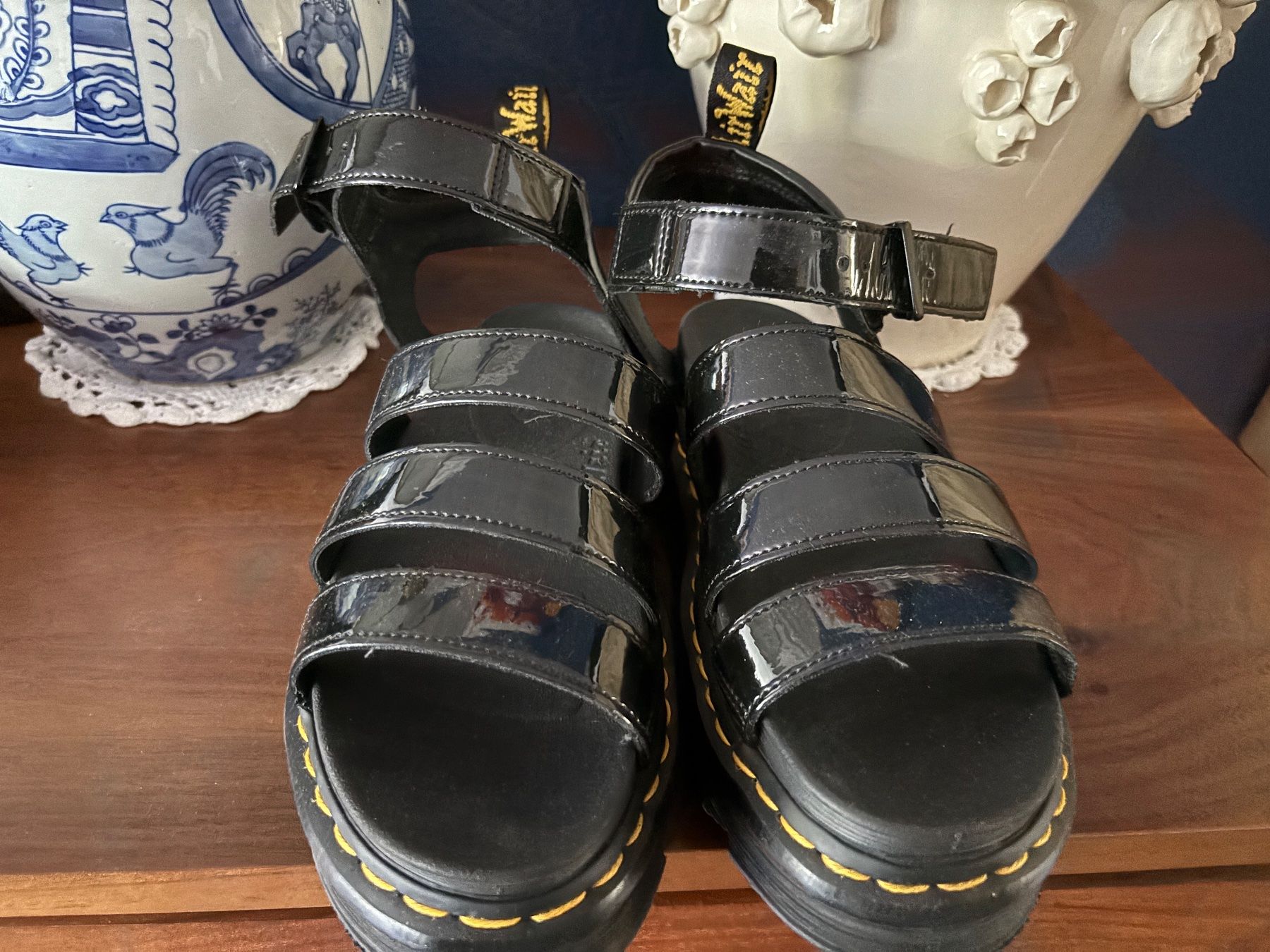 Dr. Martens Damenschuhe: BLAIRE BLACK PATENT LAMPER Schwarz – Gebraucht aus Zürich von STYLEHAUS 3