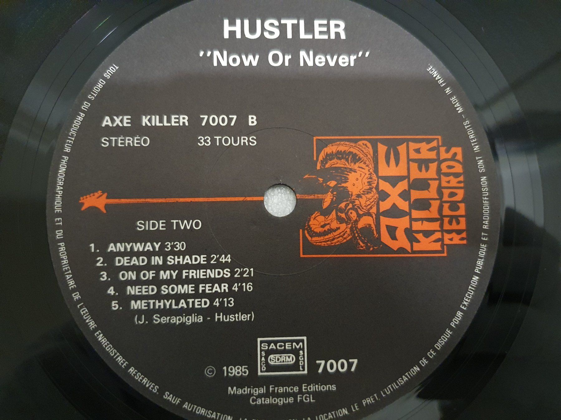 Schallplatten: Hustler – Now Or Never – Gebraucht aus Uster von Vinyl-Leidenschaft 6