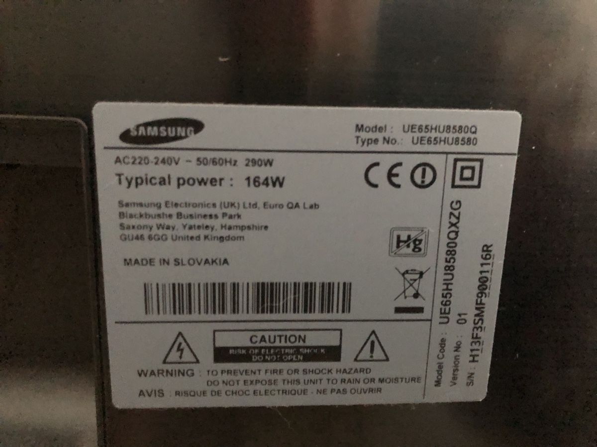 Televisori: Samsung 65 Zoll Smart TV – Usato da Konolfingen venduto da Freezer120 2