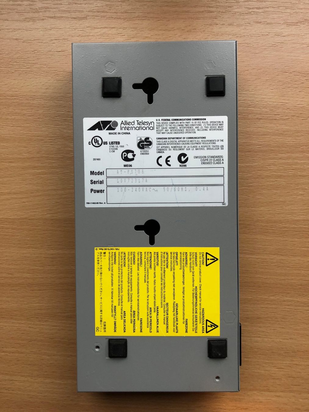 Hub & Switch: ALLIED TELESYN-Switch FS708 – Usato da Buchs SG venduto da Handyman77 4