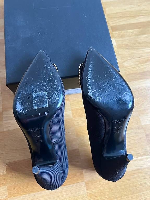Damenschuhe: Saint Laurent Schuhe Schwarz Pumps – Gebraucht aus Basel von Spielzeugverkauf 1