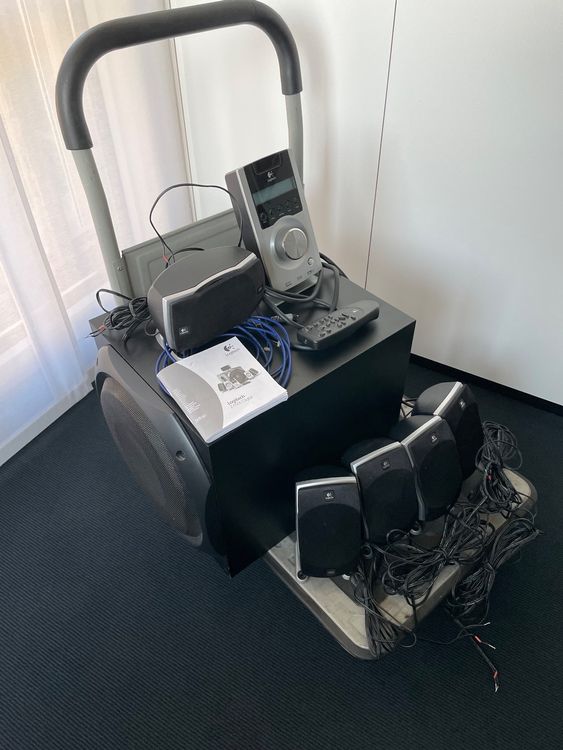 Câble De Remplacement Avec Contrôle Pour Logitech Z-5500 (bypass + Volume)