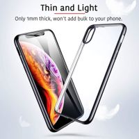 iPhone XS Max - Coque Transparente Noire