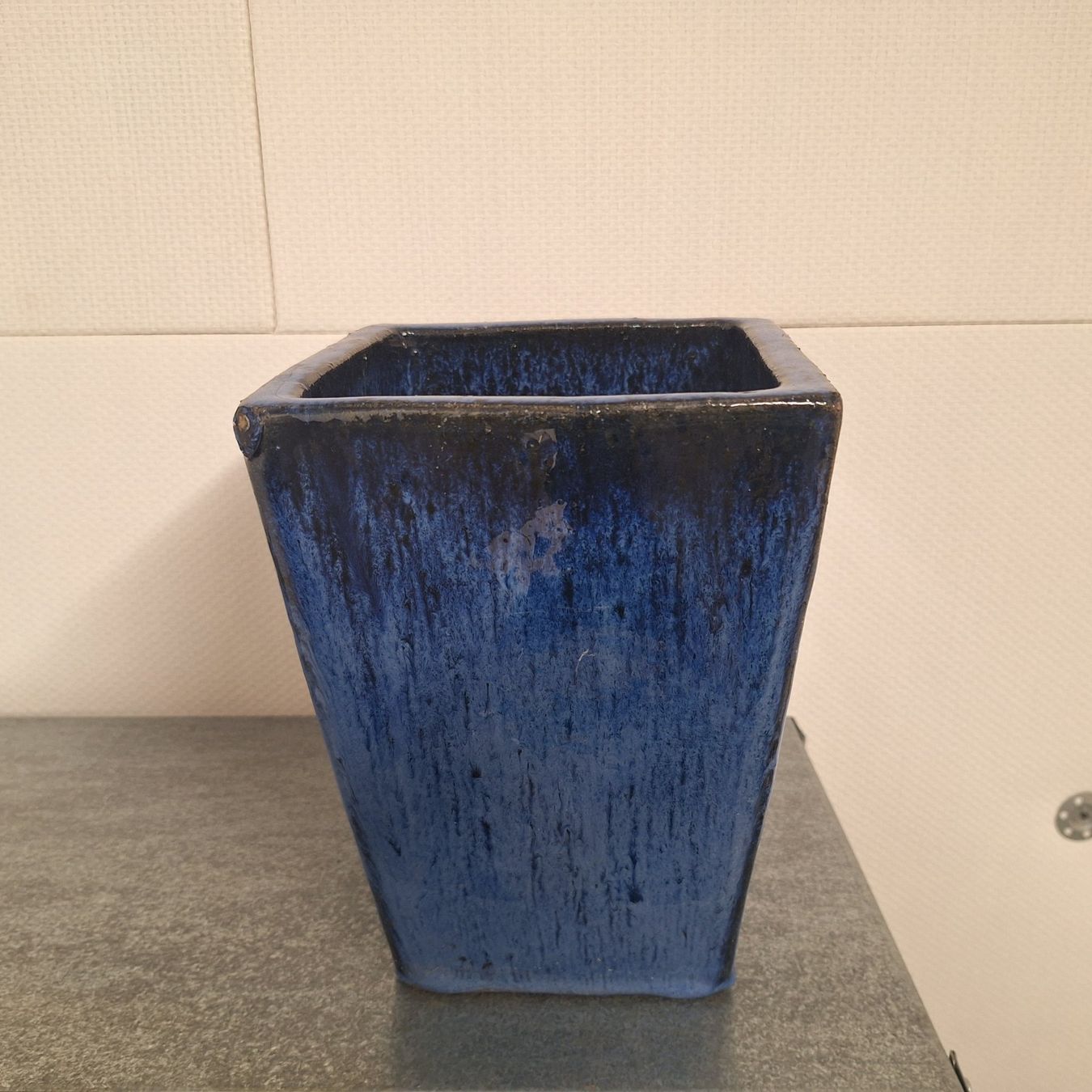 Vasi per fiori: Blumentopf; Übertopf; Keramiktopf, Topf blau – Usato da Spreitenbach venduto da misi.m 1