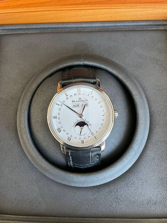 Montre Blancpain Homme (Phase de lune, quantième complet