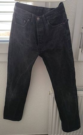 Levis 501 Original Jeans  Schwarz  W29 L32  Made in USA