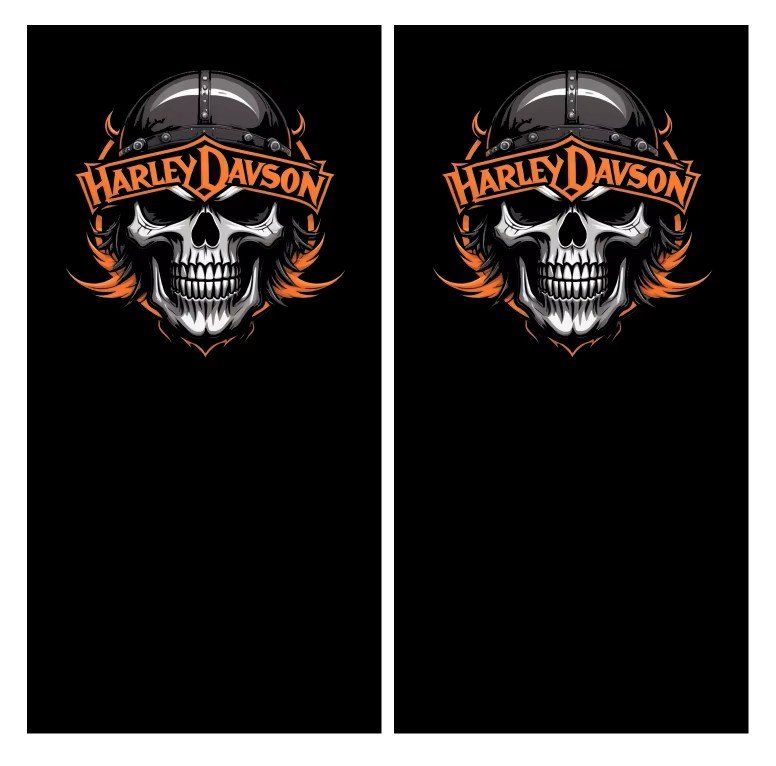 Sturmhauben & Halswärmer: Cache-cou Harley Davidson crâne J063 – Defekt aus Allens von MADE.IN.ROCK.N.ROLL 1