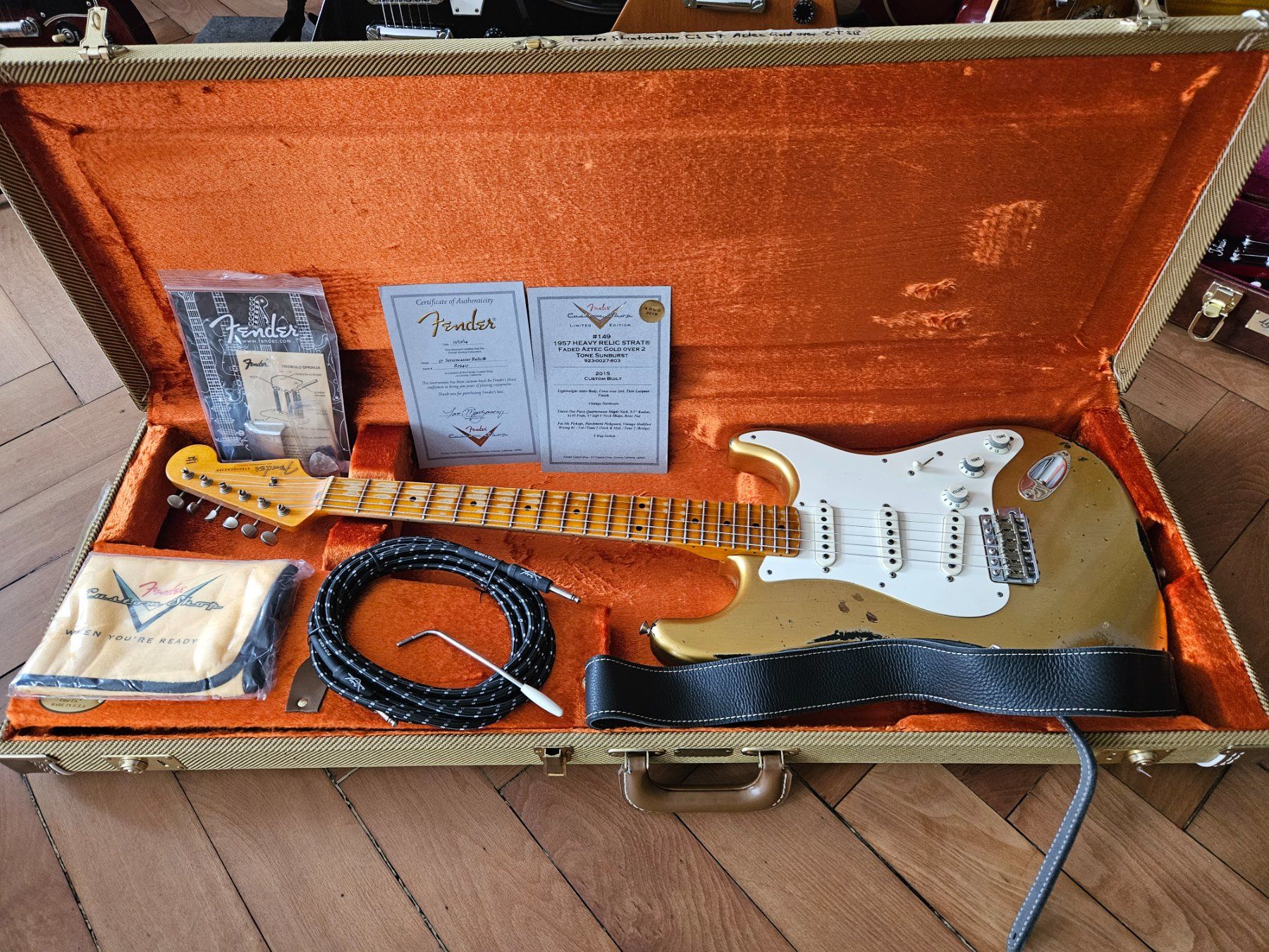 Fender Strumenti musicali: Fender Stratocaster CS 1957 Limited Edition – Usato da pieterlen venduto da AntonelloGuitars 1