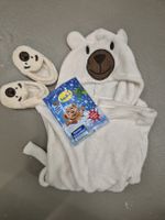 Bade-Set Bärli für Baby/Kind, Bademantel & Finken 68-80