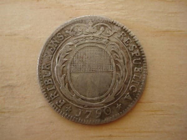 Tutti le monete: (A3) Freiburg 14 Kreuzer 1790 – Usato da Erlach venduto da Net-Coins