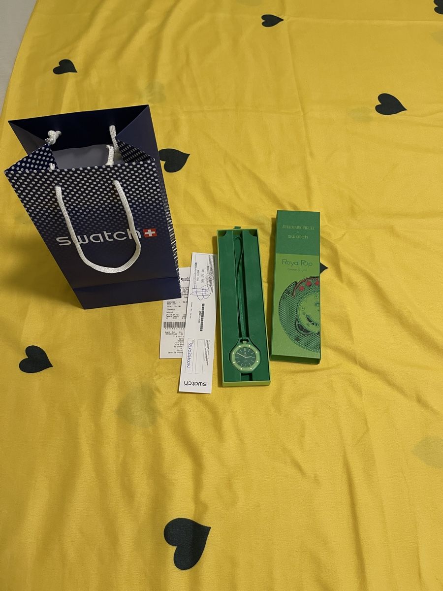 Audemars Piguet Orologi: Swatch x Audemars Piguet AP Green Eight – Nuovo e nell'imballaggio originale da Lugano venduto da bra_syz9