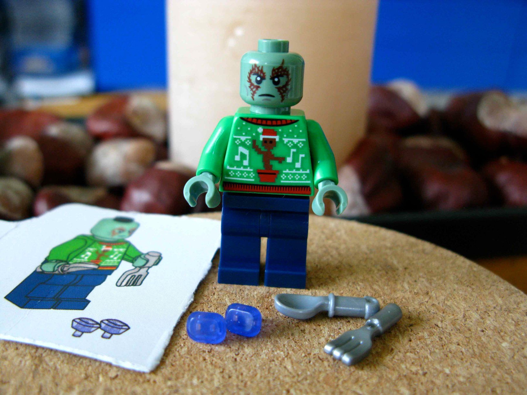 Lego Baukästen: Lego Minifigur Marvel Guardians  Drax   NEU – Neu (gemäss Beschreibung) aus Samstagern von Betscha