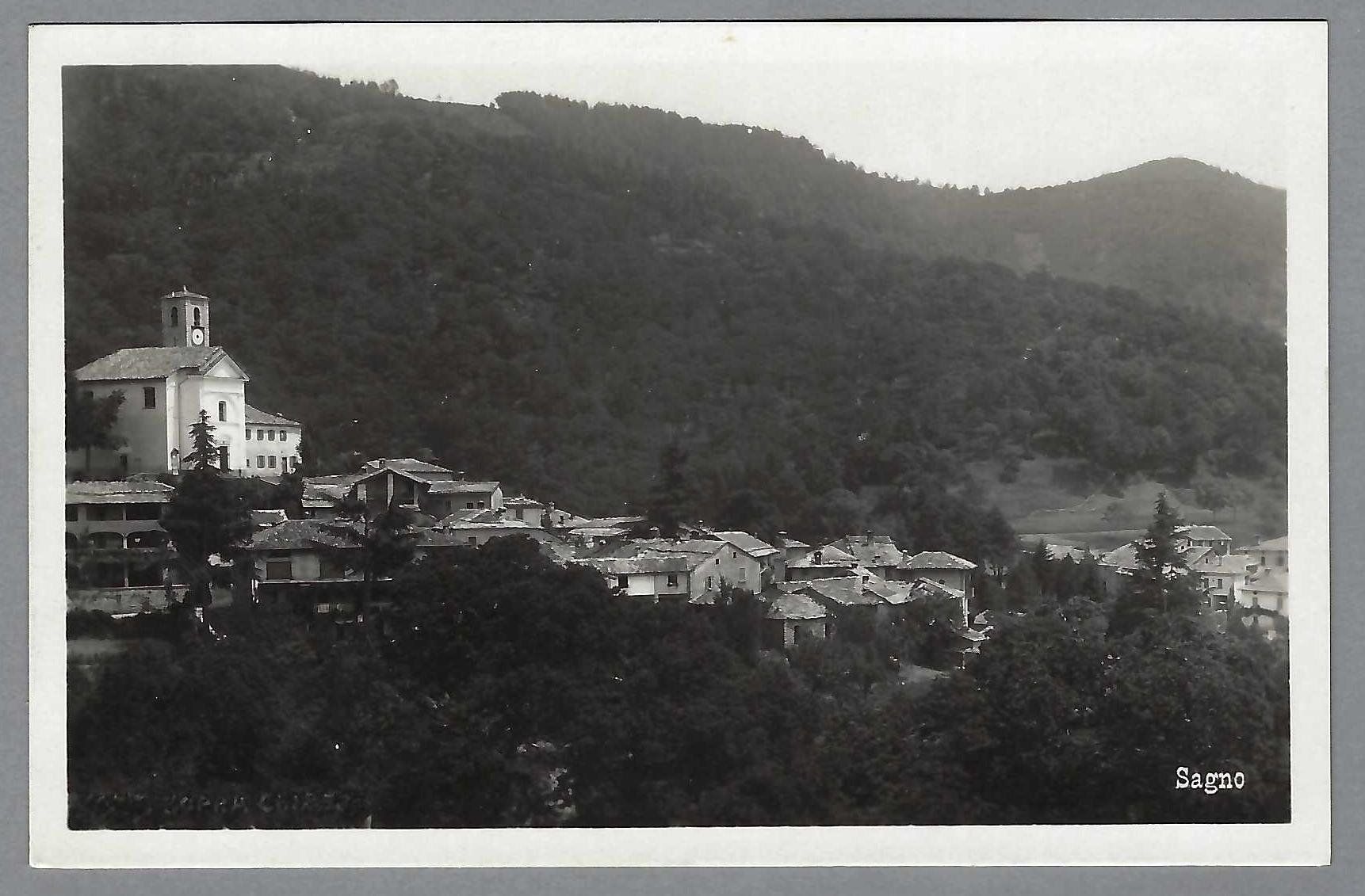 Cartoline postali: SAGNO, PANORAMA, * – Usato da Pura venduto da ulisse1957