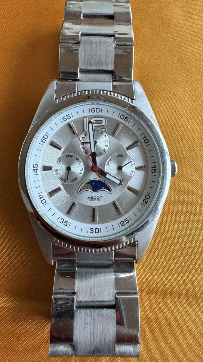 Orologi: Ascot Herrenuhr,Moondphase NOS – Nuovo (secondo la descrizione) da Untersiggenthal venduto da TimeandShine 7