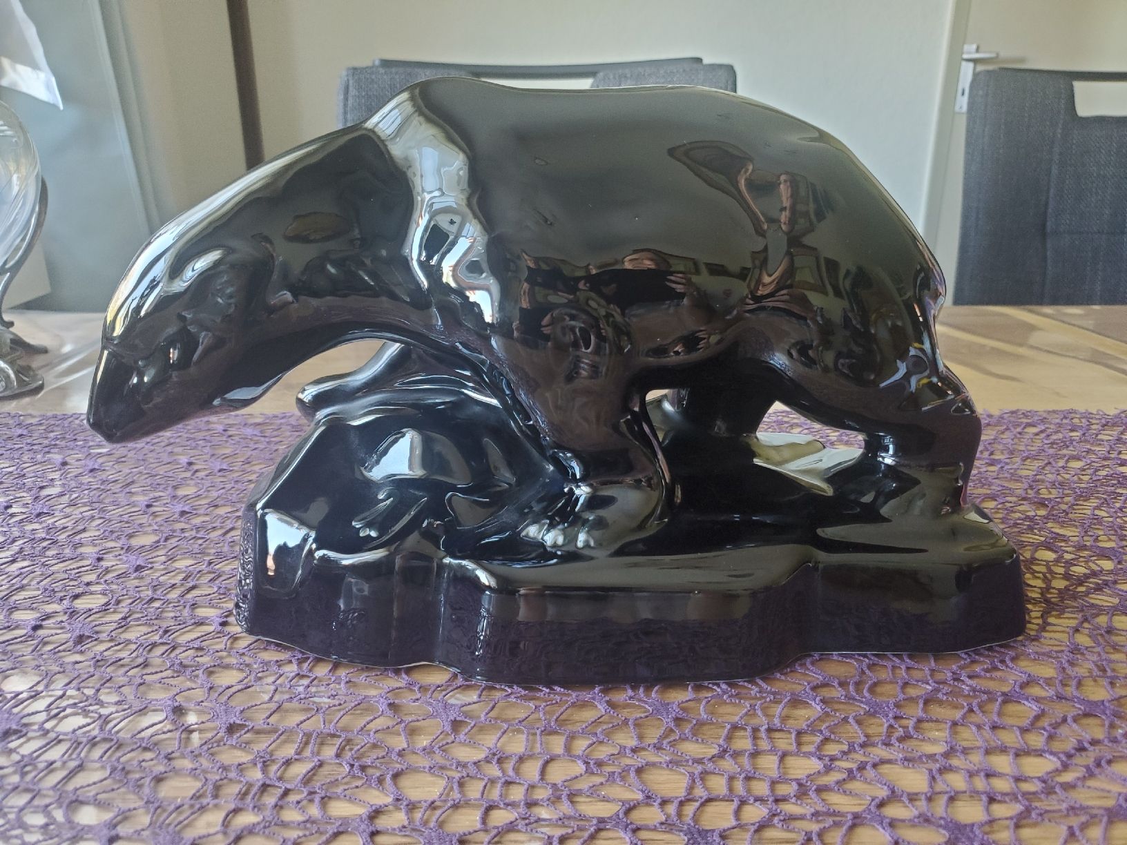 Statuette: Laufen Keramik Eisbär schwarz – Usato da Frauenfeld venduto da BeneFull