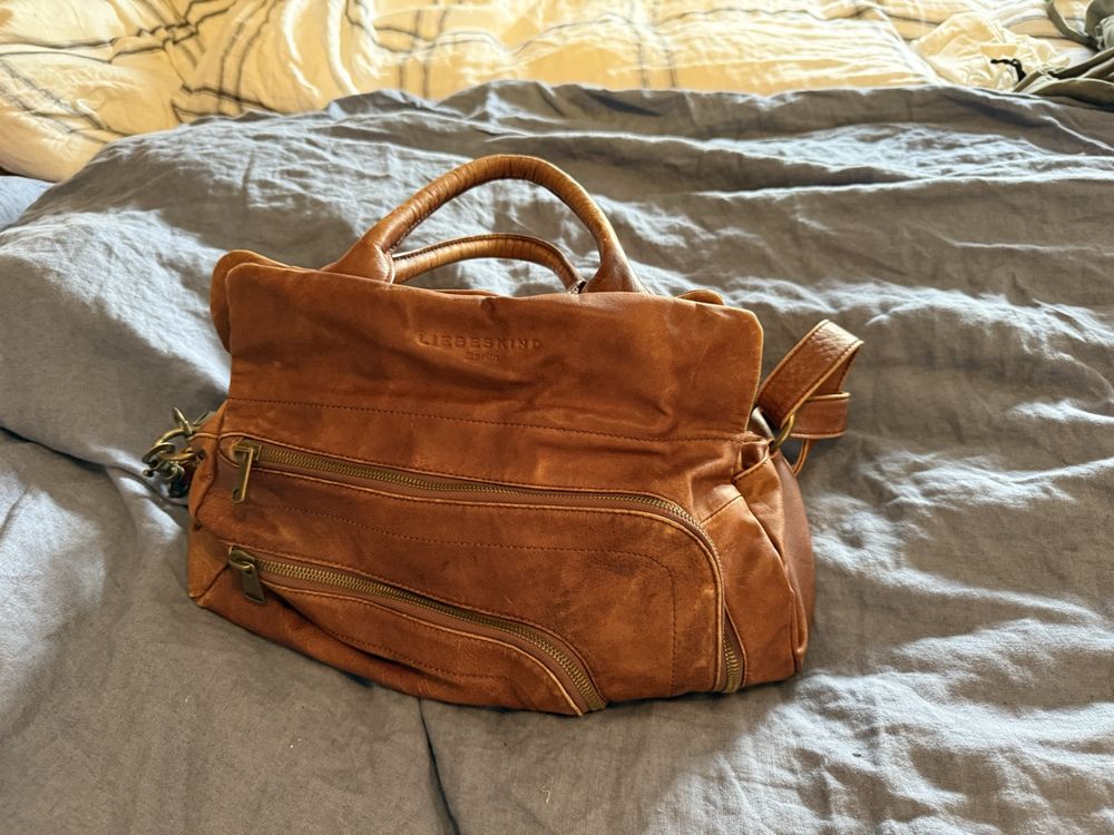 Liebeskind Berlin Vintage Leder Handtasche Top Zustand! (Gebraucht